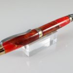 Big-ben-cigar-segmented-red-Box-elder+wood-cast-resin-hand-made-pen