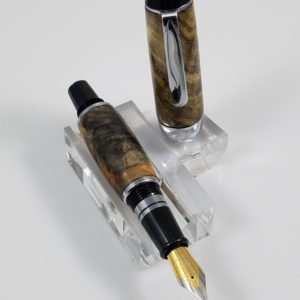 El-Toro-Hand-made-pen-Buckeye-burl-fountain-pen