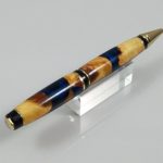 Big-ben-cigar-segmented-red-Box-elder+wood-cast-resin-hand-made-pen