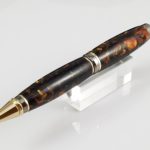 Big-ben-cigar-gold-leafs- cast-in-Alumilite-hand-made-pen