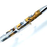 Tempest-segmented-Cholla-Catus-cast-resin-hand-made-pen-click-pen-chrome