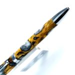 Tempest-segmented-Cholla-Catus-cast-resin-hand-made-pen-click-pen-chrome